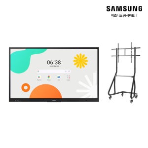 삼성 75 안드로이드 전자칠판+이동식 스탠드 설치(FS-35S) WA75F