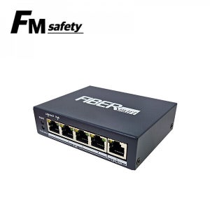 파이버마트 FM1005HP 기가 5포트 스위치 PoE 4포트 60W