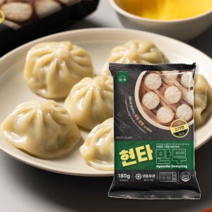 현타 육즙가득 고기 포자 만두 전자렌지 간편 냉동 180g