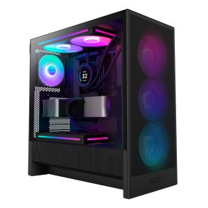 NZXT H5 FLOW V2 RGB 블랙 미들타워 PC케이스