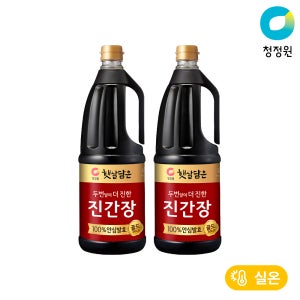 청정원 햇살담은 두번달여 더진한 진간장 골드 1.7L, 2개