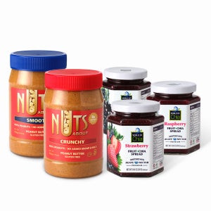 땅콩100% 넛츠어바웃 무첨가 땅콩버터 500g (2종 택1) + 치아씨드 스프레드 310g 너츠어바웃