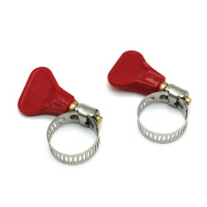 국산 호스밴드 2개 수도꼭지 누수 물샘 방지 쪼이기 연결부 고정 호스 반도 스텐 클램프