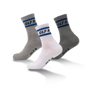 GLFR Soft Performance 골프양말 3종세트 화이트,그레이,다크그레이 골프룸