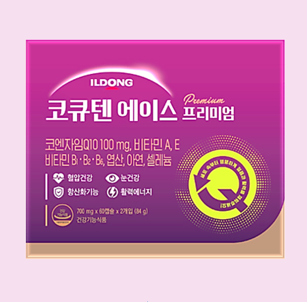 일동제약 코큐텐 에이스 프리미엄 120캡슐 (4개월분)