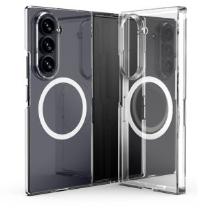 오리진 맥세이프 투명하드 케이스 투명, 갤럭시Z 폴드4