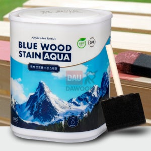 친환경 우드 수성 스테인 목재 페인트 코팅 1L
