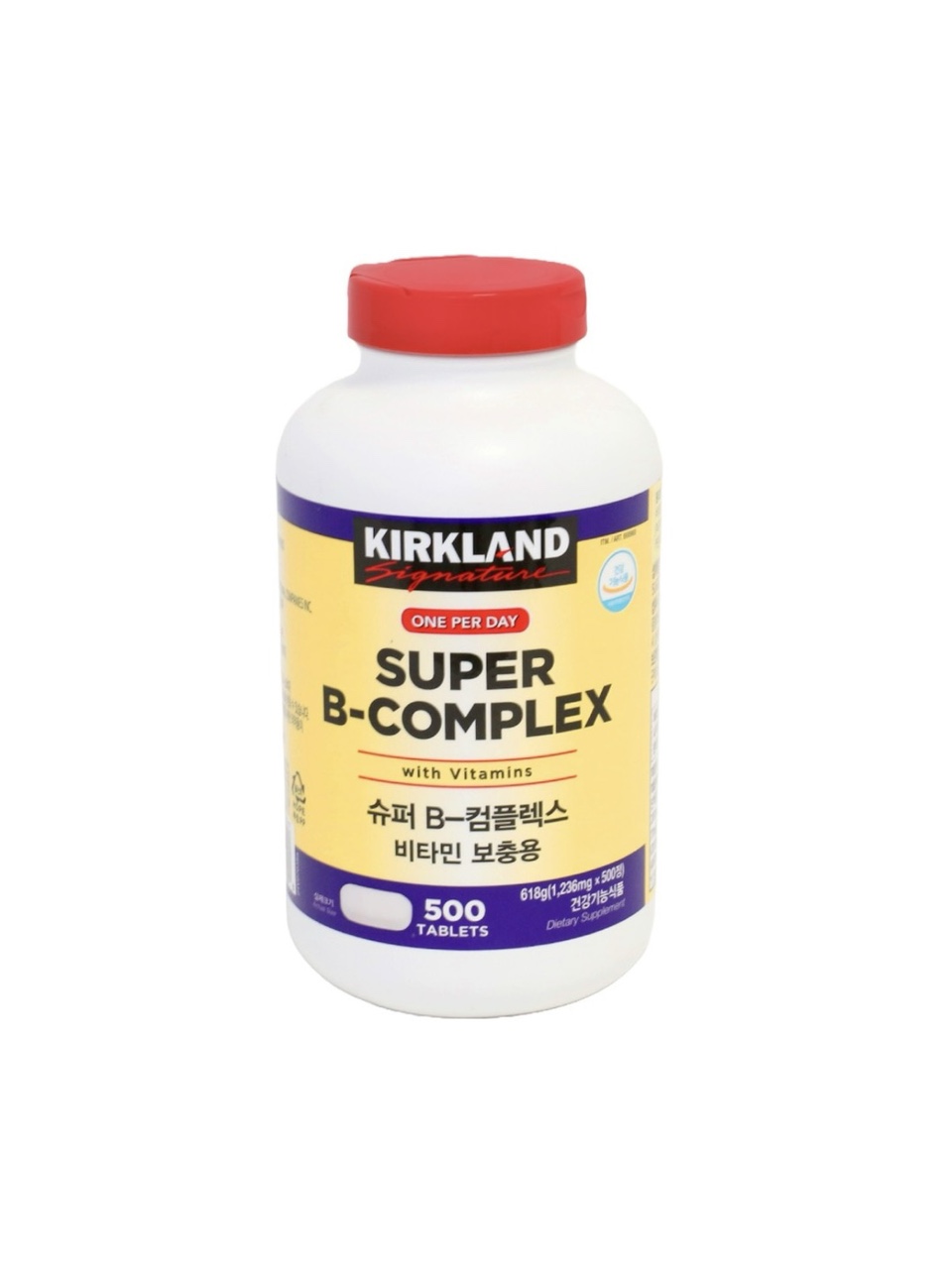 코스트코 커클랜드 슈퍼B 컴플렉스 1,236mg 500정 비타민b 엽산 면역력강화