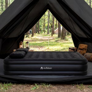 26년형 블랙,카키에디션 출시 전기장판OK,꿀렁임ZERO 안델센 프리미엄 자동 캠핑에어매트