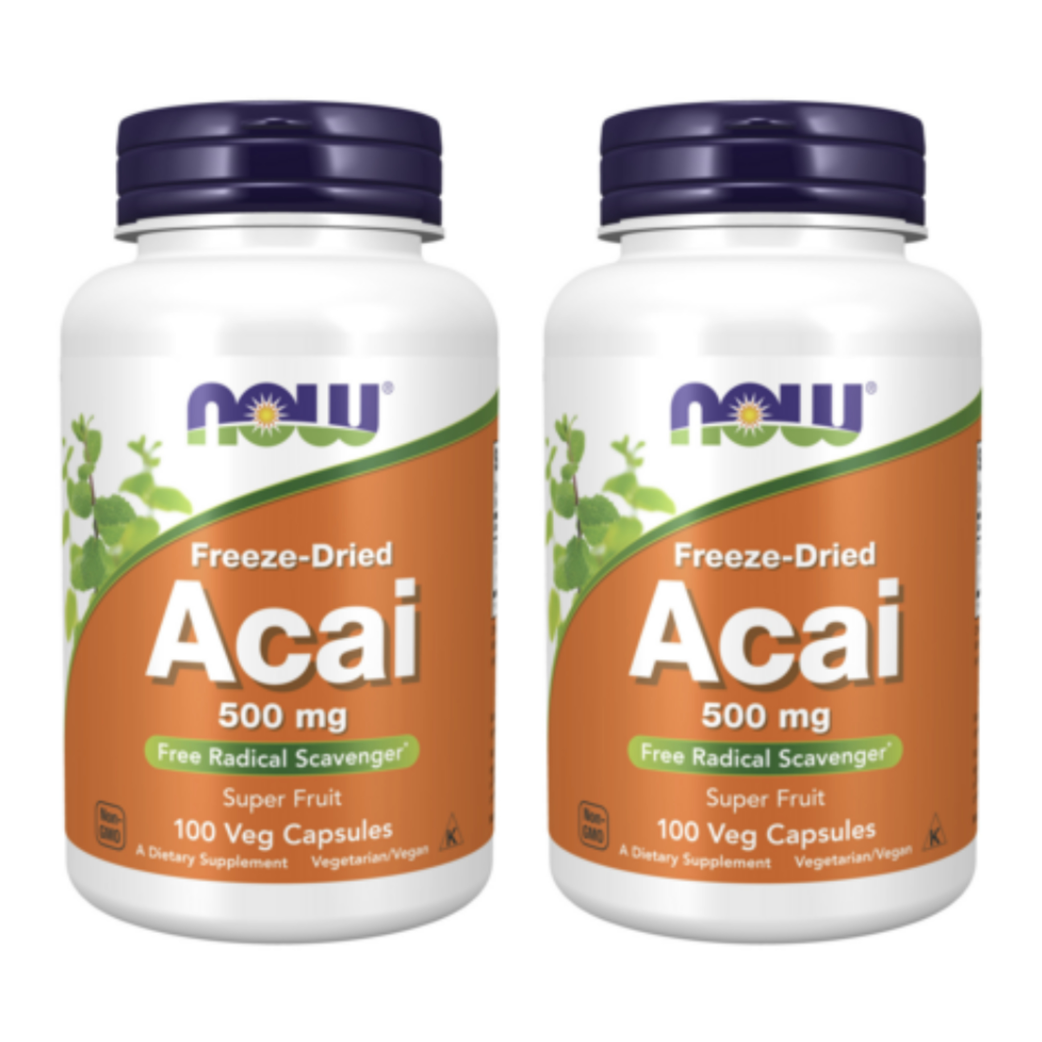 [1+1] 나우푸드 <b>아사이 500mg</b> 100베지캡슐