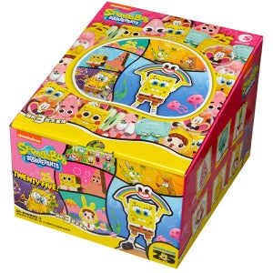 팝마트 Pop Mart 애니메이션 스폰지밥 사각팬츠 25 주년 에디션 귀여운 아이템 블라인드 백 미니 모델 선물 피규어 장난감 인형