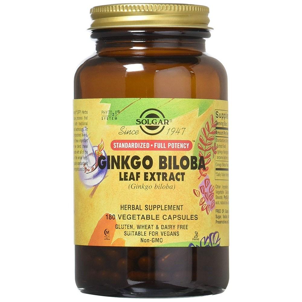 솔가 <b>징코 리프</b> 빌로바 은행나무 180정