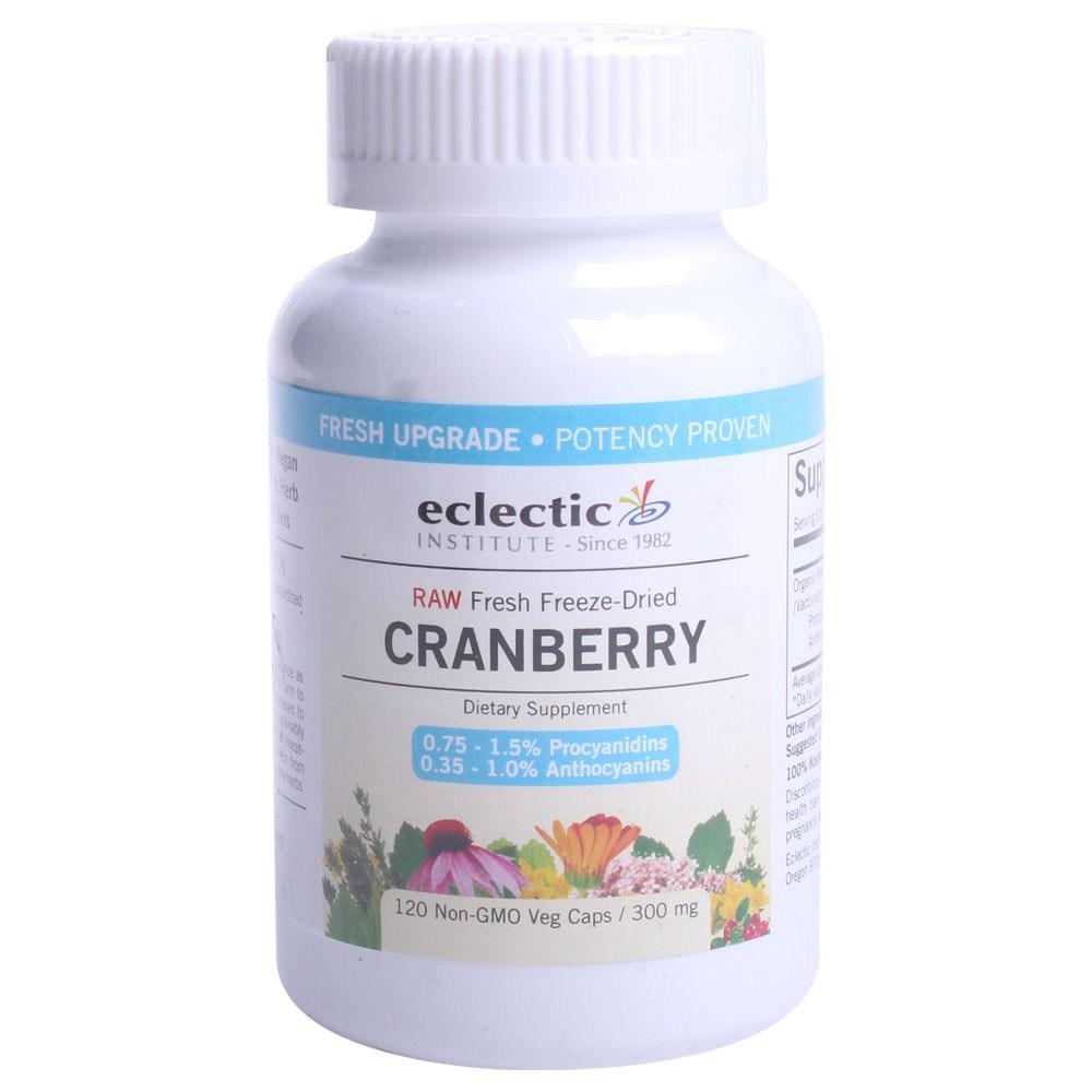 <b>이클레틱</b> 로우 크랜베리 드라이 프레시 <b>인스티튜션</b> 프리즈 300mg NonGMO 120정