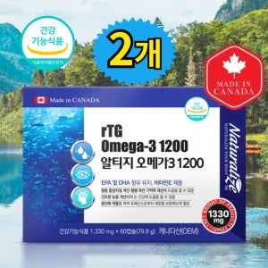 혈관건강 epadha 알티지오메가3 60캡슐x2