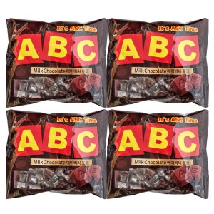 롯데 abc초코렛 187g 4봉