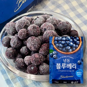 냉동 블루베리 칠레산 1kg, 10개