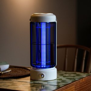 Inoq 충전식 무선 UV LED램프 고전압 해충퇴치기/포충기 전격살충기 캠핑해충퇴치기 가정용모기퇴치기
