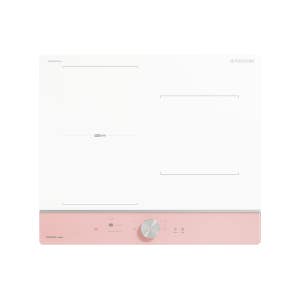 [나비엔 매직] 국내생산 신제품 3구 인덕션 다이얼 화이트+핑크 ERI-5243AF