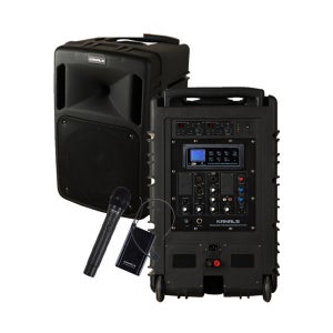 카날스 BK-1050N 이동식 충전식 앰프 스피커 스탠드 무선2개 500W KANALS