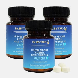 구강유산균 닥터바이투 덴티토클 30정, 3개