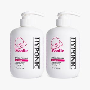 하이포닉 저자극 푸들 전용 샴푸 500ml X 2개 볼륨 보습 강아지 샴푸