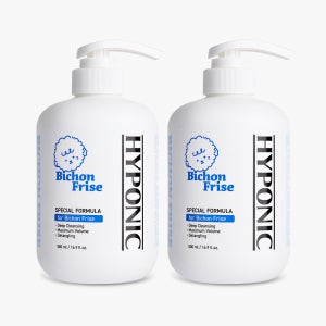 하이포닉 저자극 비숑 전용 샴푸 500ml X 2개 볼륨 딥클렌징 강아지 샴푸