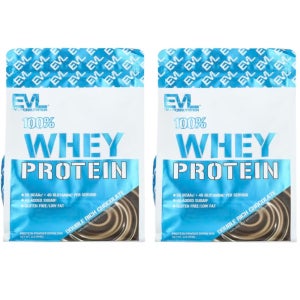 EVL 100% 웨이프로틴 더블리치 초콜릿 454g 유청 단백질X2