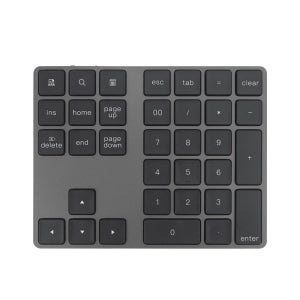 Coms 블루투스 숫자 키패드 방향키 34Key 무선 휴대용 키보드 AB350