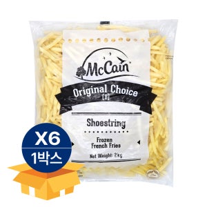 맥케인 슈스트링 감자튀김 오리지널 초이스 2kg X 6봉