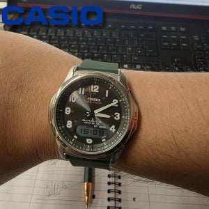 카시오 웨이브셉터 솔라 전파시계 WVA M630B 2종