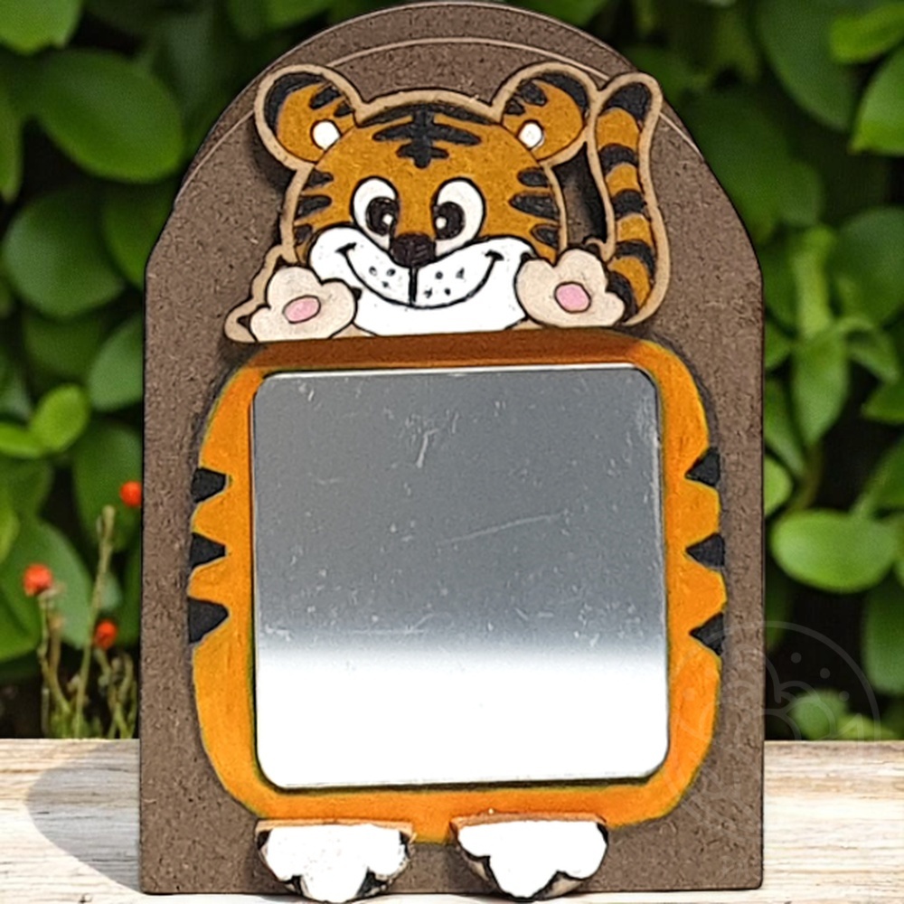 파샐리 동물연필꽂이만들기키트 동물 거울 호랑이