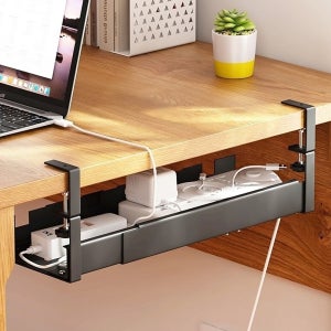 무타공멀티탭정리함 멀티탭거치대선정리 책상콘센트거치대 무타공