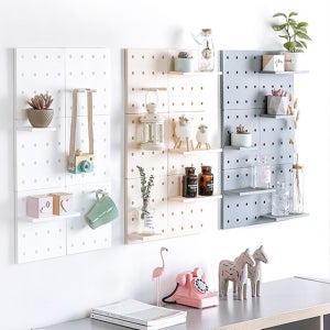 인테리어 책상 주방 선반 타공판 보드 제작 수납함 악세사리