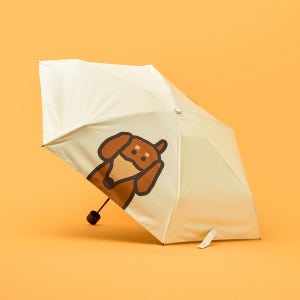 조구만 우디 Throw Away 접이식 양우산 파우치 세트 (아이보리)