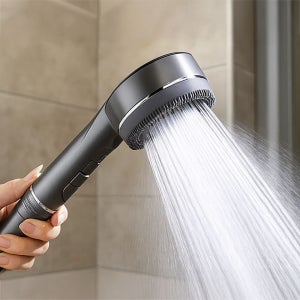 폭포수수압 샤워헤드 온오프 샤워기헤드 고수압 필터 세트