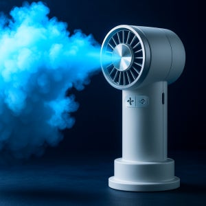 냉감 충전용 선풍기 초미니 손풍기 냉각팬 휴대용 에어건 선풍기 전자파없는 손선풍기 태풍기