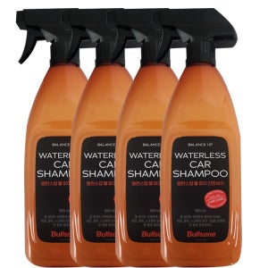 불스원 밸런스 업 물없이간편세차 워터리스 600ml, 4개