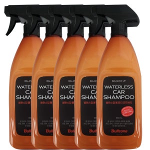 불스원 밸런스 업 물없이간편세차 워터리스 600ml, 5개