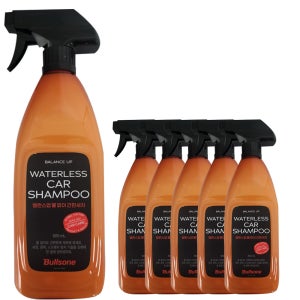 불스원 밸런스 업 물없이간편세차 워터리스 600ml, 6개