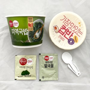CJ 햇반 컵반 미역국밥 167g x 24개