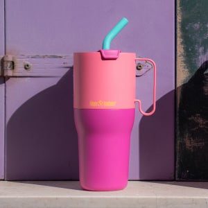 클린켄틴 라이즈 보온보냉 핸들 텀블러 769ml 핑크레모네이드