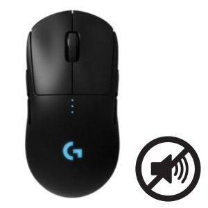 [무소음 버전] 로지텍 G PRO WIRELESS 지프로 무선 게이밍 마우스 무소음 버전