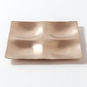 서촌유기 방짜유기 나눔접시 사절판 반찬그릇