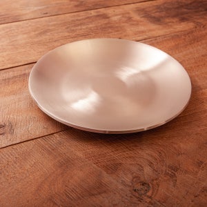 서촌유기 방짜유기 원형접시 25cm 놋그릇