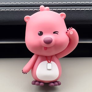 벨르아망 잔망루피 캐릭터 미니 차량용 방향제 현생 시리즈 자동차 송풍구 디퓨저 회사원 잔망 루피