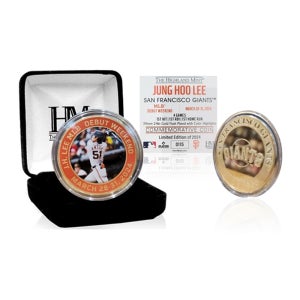 MLB 샌프란시스코 자이언츠 이정후 데뷔 골드플레이트 코인