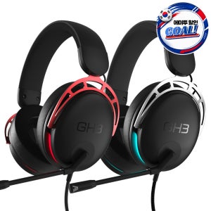 에이투 GH3 가상 7.1채널 프리미엄 유선 게이밍 헤드셋 마이크 LED 경량 배그 FPS PC PS 호환