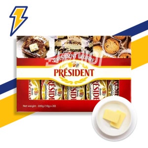 [수량 제한 없음]코스트코 프레지덩 무가염 포션버터 10G X100 [아이스박스 포함]