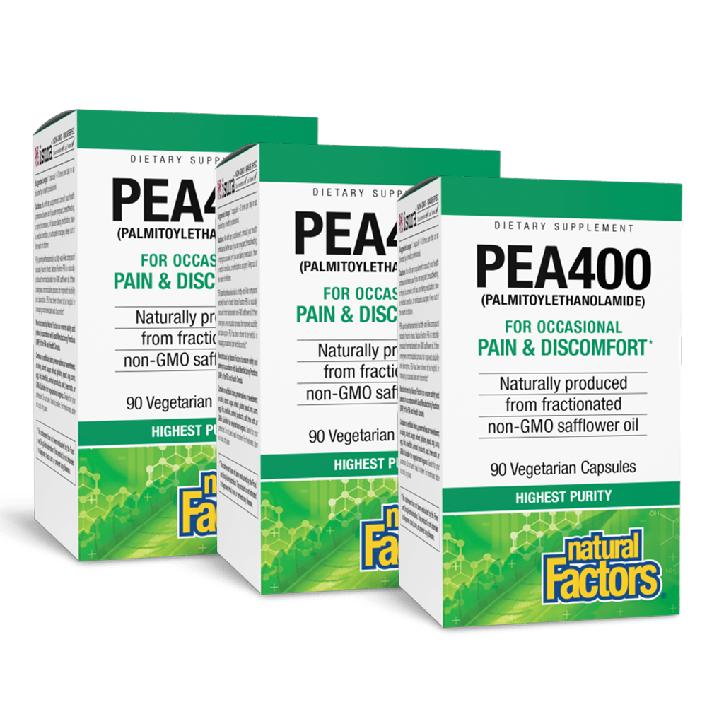 네추럴팩터스 고양이 <b>PEA</b> 400 <b>90캡슐</b> 3개