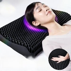 일본직송 NIPLIFE 수민 젤베개 웨이브 벌집구조 신소재 수면유도베개